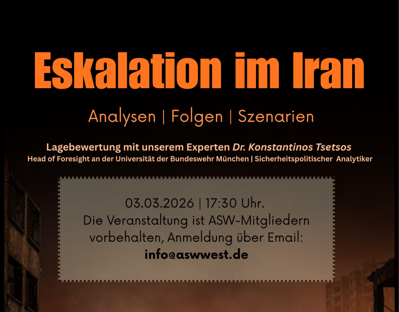 Eskalation im Iran – Lagebriefing vom 03.03.2026 mit Dr. Konstantinos Tsetsos