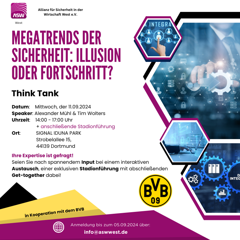 Think Tank: „Megatrends der Sicherheit – Illusion oder Fortschritt?“