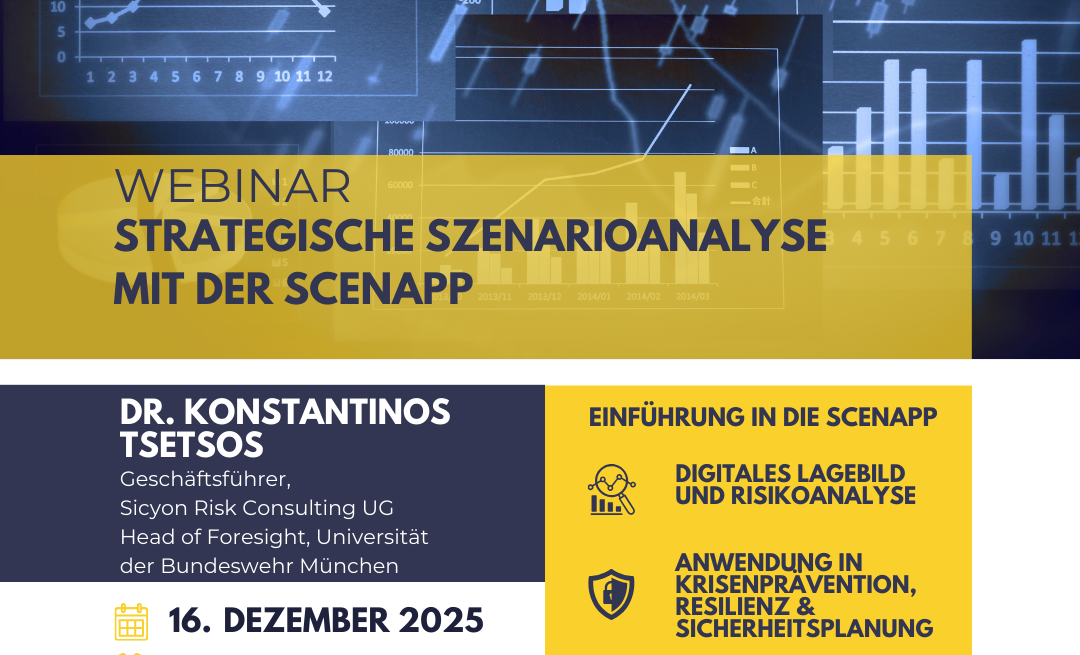 Kostenfreies Webinar: Strategische Szenarioanalyse mit der ScenApp – für mehr Sicherheit in unsicheren Zeiten